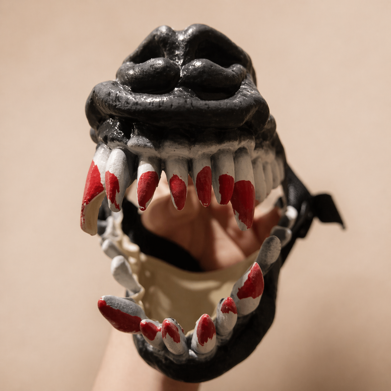 Dog Mouth Mask Padded Latex Rubber Muzzle Halloween Props