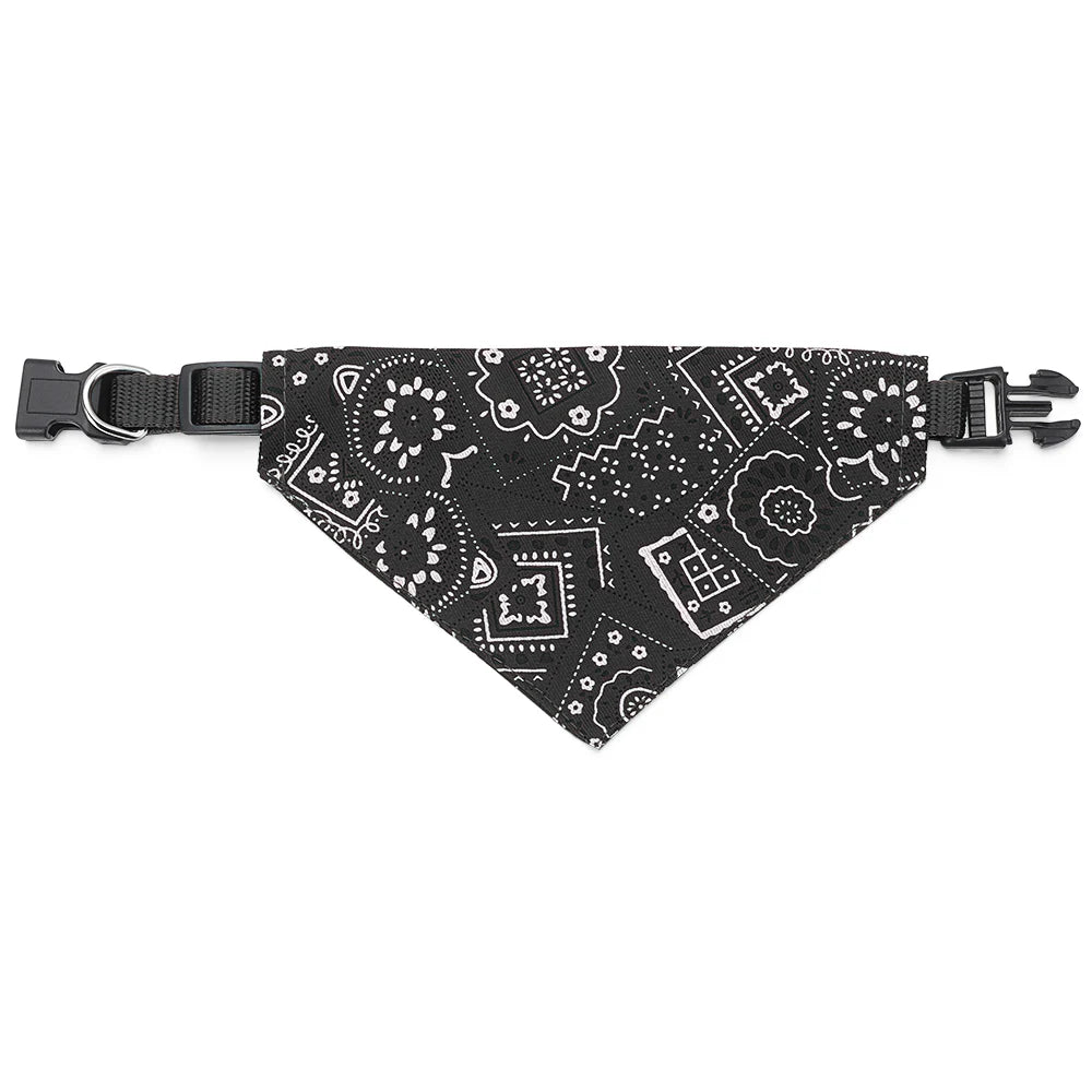 Adjustable Pet Bandana - Triangular Dog Cat Scarf Collar