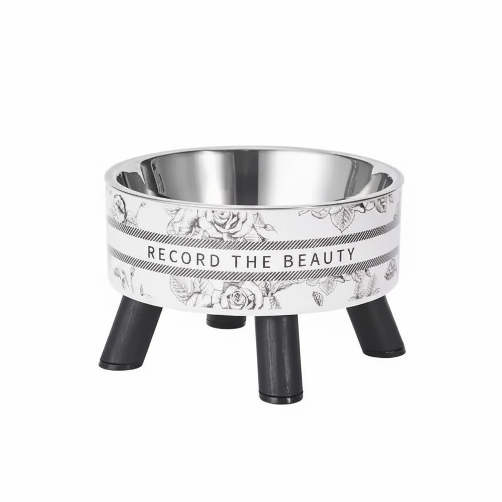 Stainless Steel Elevated Pet Bowls For Cats And Dogs