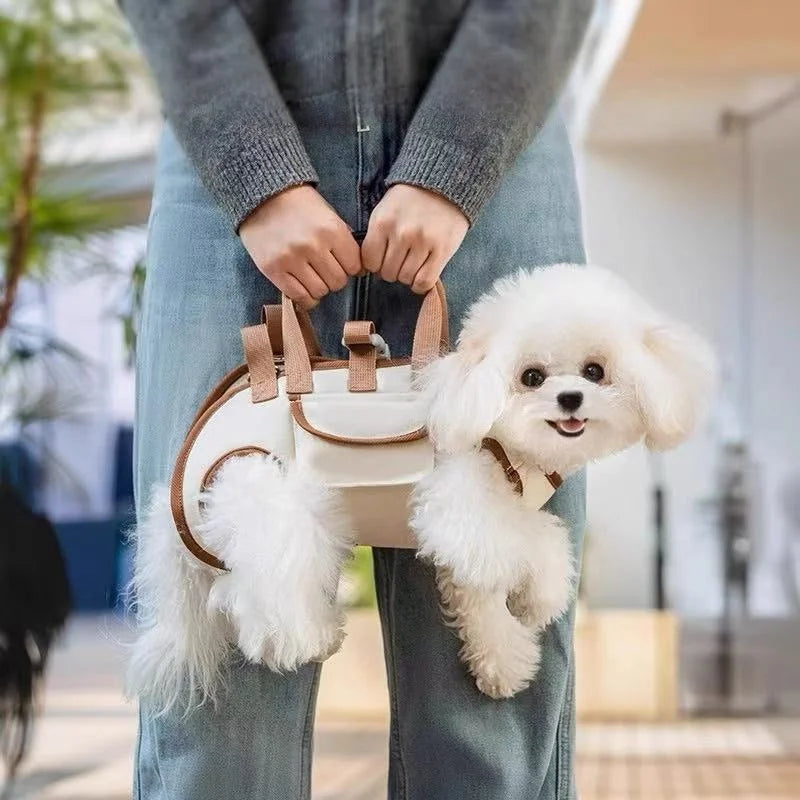 Single Shoulder Crossbody Pet Carrier Bag For Small Medium Dogs