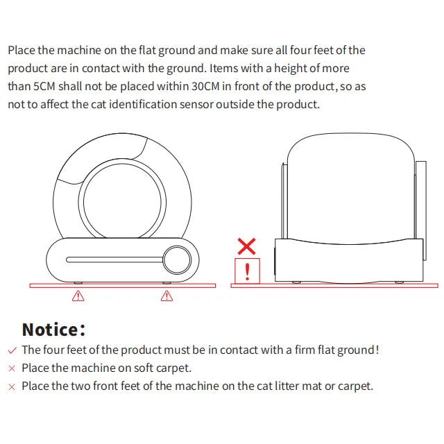 Smart Automatic Cat Litter Box - Large Self-Cleaning With App Control