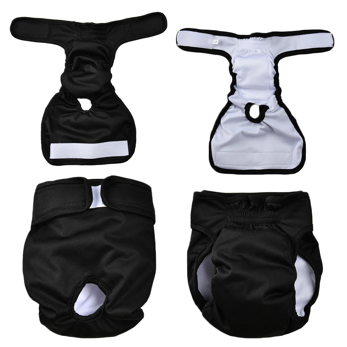 Washable Female Dog Diapers - Adjustable Reusable Pet Pants