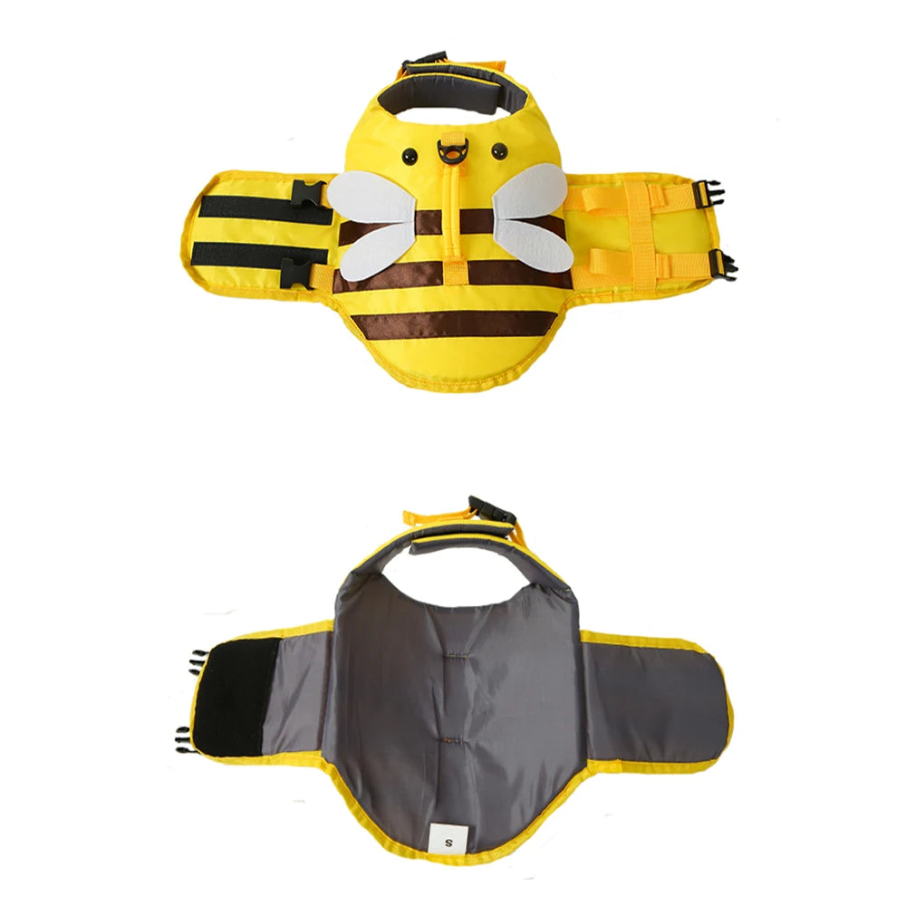 Dog Life Jacket For Swimming Safety - Pet Flotation Vest With Handle