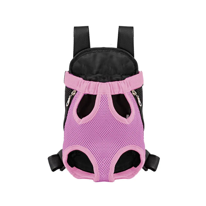 Double Shoulder Breathable Pet Carrier Backpack for Small Dogs