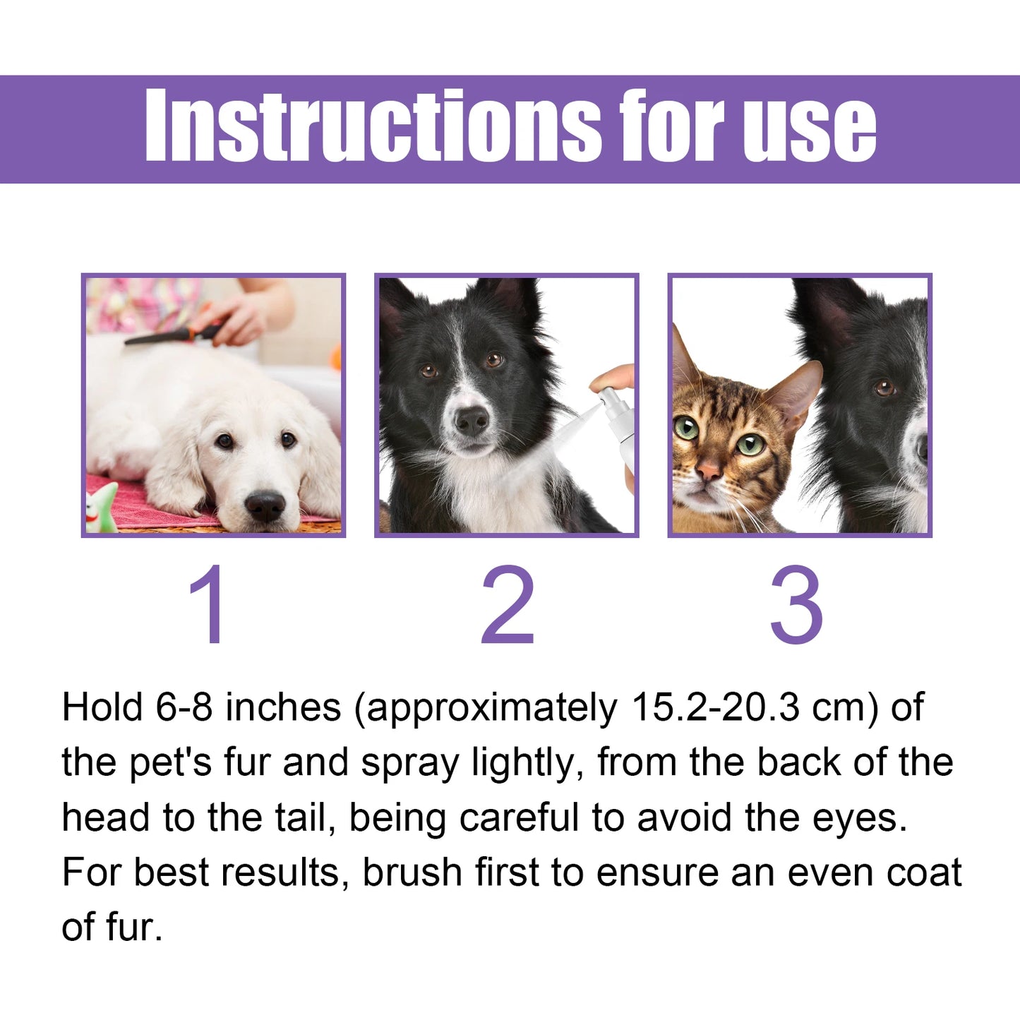 Pet Odor Eliminator Spray - Dog Cat Urine Smell Remover 50ml