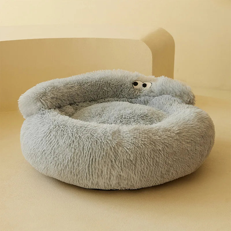 Super Cat Bed Warm Sleeping Nest - Soft Plush Pet Bed For Cats