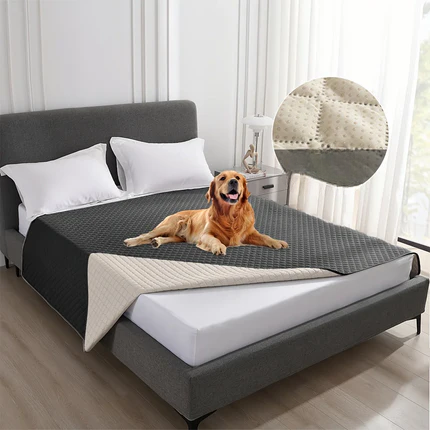 Waterproof Dog Bed Cover - Anti-Leak Pet Blanket For Furniture