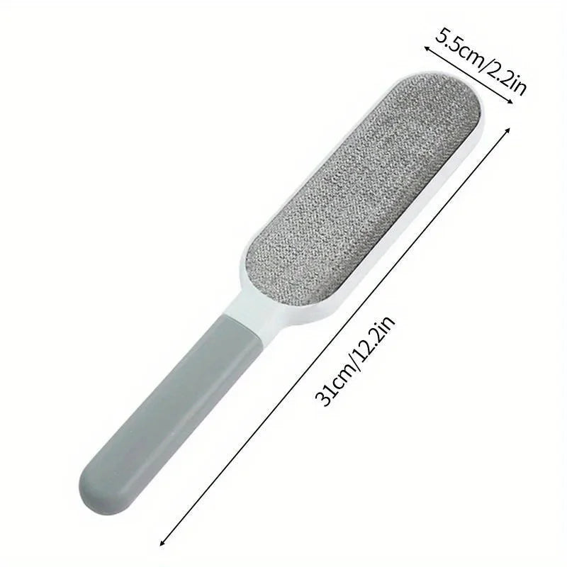 Double-Sided Pet Hair Remover Manual Electrostatic Lint Brush