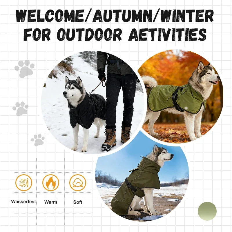 Dog Raincoat Windbreaker Waterproof Jacket All Sizes Reflective