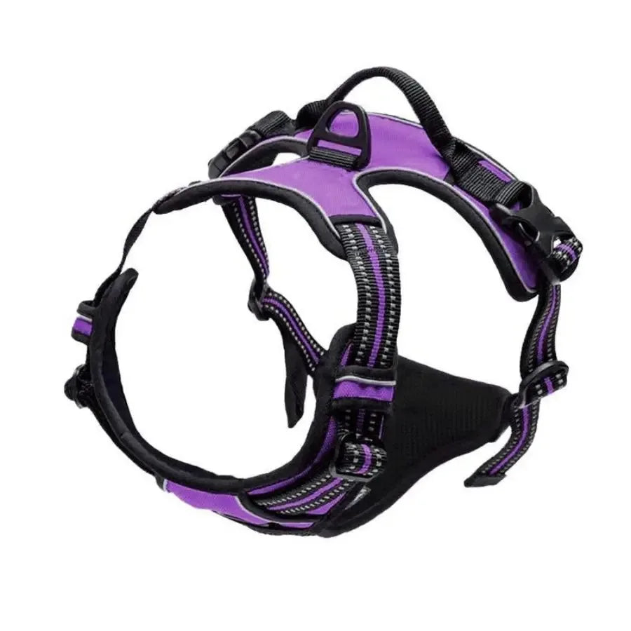 Dog Harness Vest Set With Collar And Leash For All Size Dogs