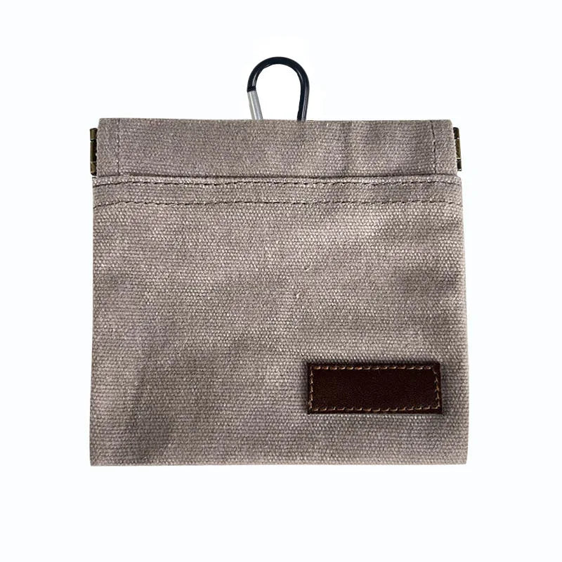 Portable Dog Food Storage Bag Canvas Pet Snack Carrier