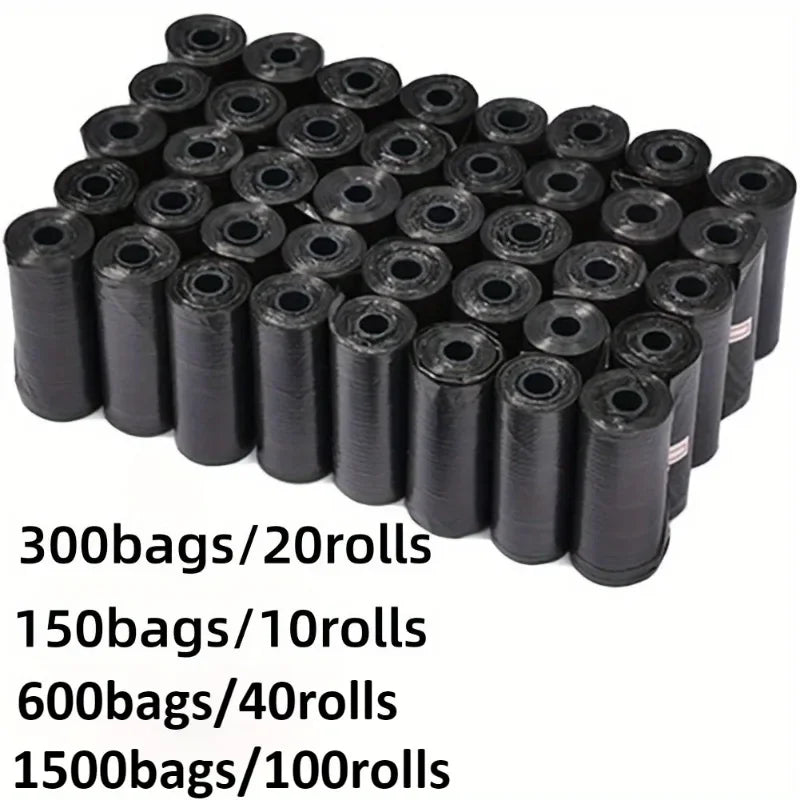 Dog Poop Bags With Dispenser - Leak Proof Pet Waste Bags