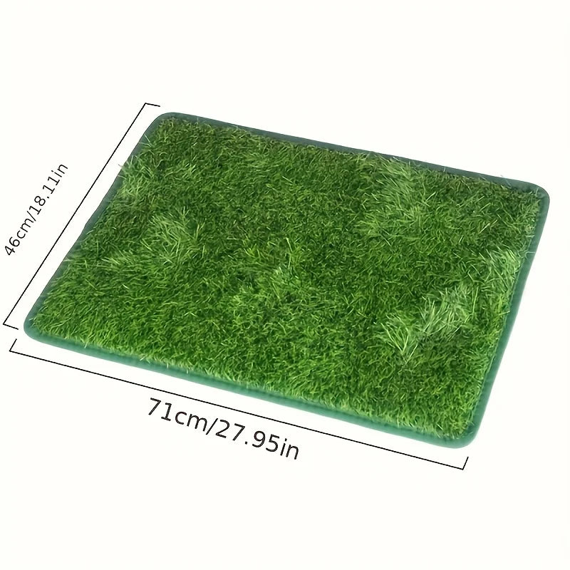 Washable Artificial Grass Dog Potty Trainer - Indoor Pet Training Pad