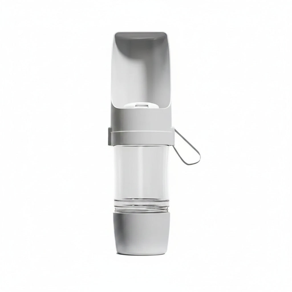 Portable Dog Water Bottle With Food Storage For Travel Pets
