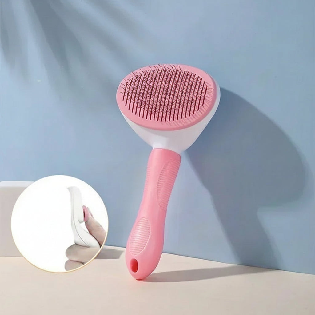 Self Cleaning Pet Hair Remover Comb For Dogs And Cats