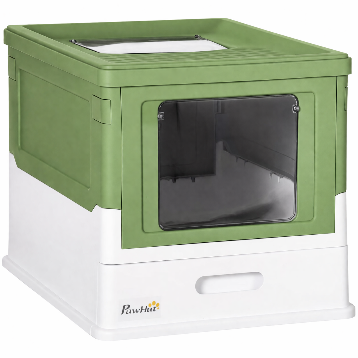 PawHut Cat Litter Box With Lid - Hooded Toilet For Cats Up To 5kg