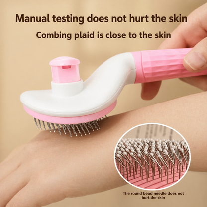 Self Cleaning Pet Hair Remover Comb For Dogs And Cats