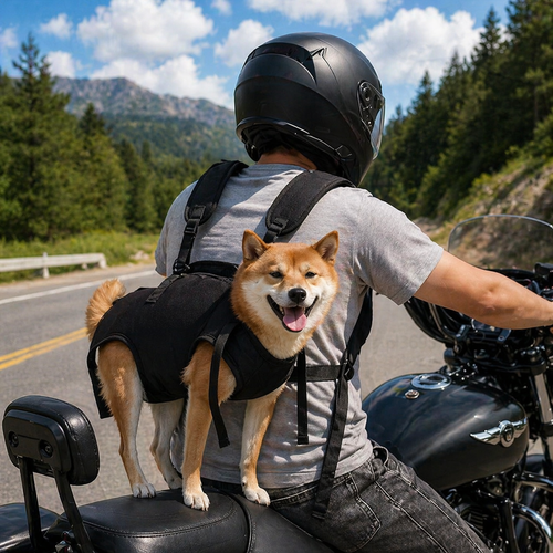 Multifunctional Dog Backpack Pet Carrier 4-Legs Design for Outdoor Travel