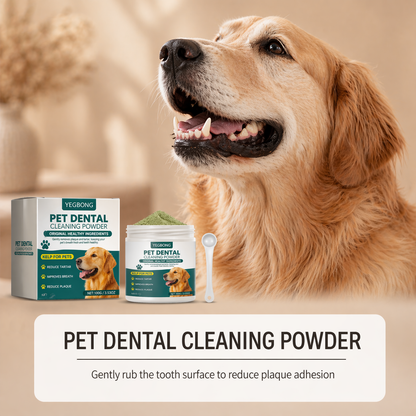 Pet Teeth Cleaning Powder For Dogs - Reduces Tartar And Freshens Breath
