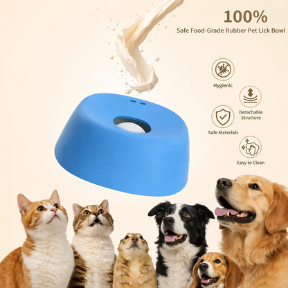Anti-Choking Slow Feeder Dog Bowl Non-Slip 3/4 Cup Lick Toy