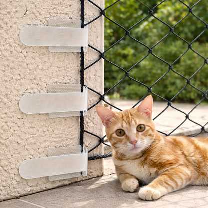 Outdoor Adhesive Hooks For Cat Net Balcony Installation No Drilling