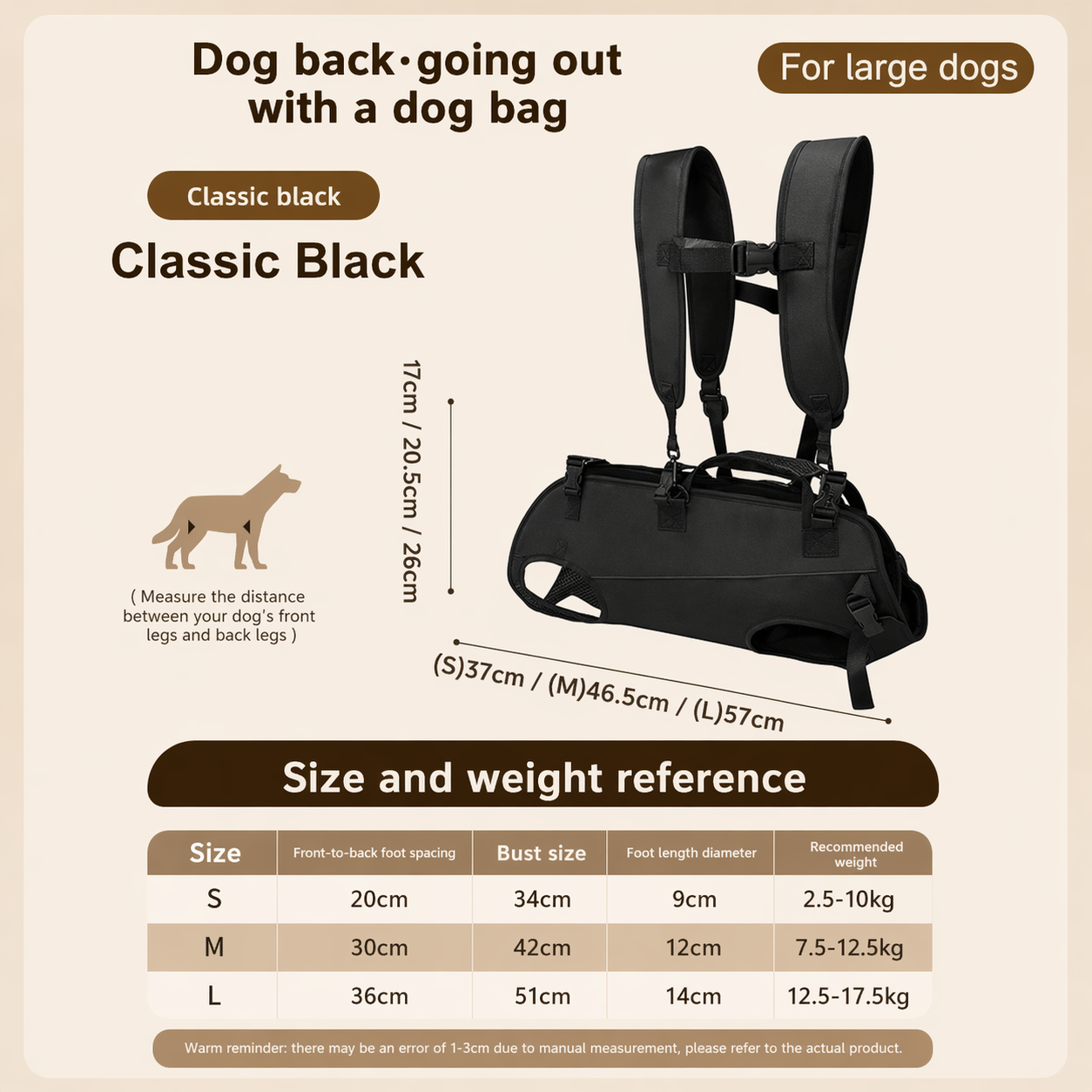 Multifunctional Dog Backpack Pet Carrier 4-Legs Design for Outdoor Travel