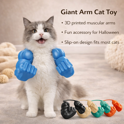 Giant Arm Cat Toy 3D Printed Creative Neck Arm For Halloween Party
