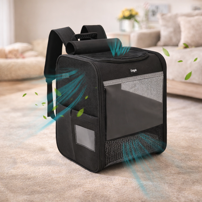 Dogat Pet Backpack XL Breathable Cat Dog Carrier Up To 10Kg