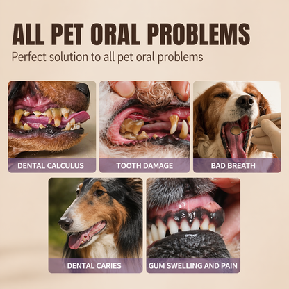 Pet Oral Repair Gel - Tartar Removal & Teeth Whitening For Dogs
