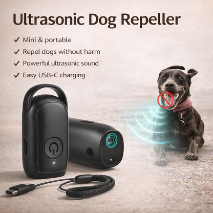 Ultrasonic Dog Repeller Portable Pet Deterrent Device