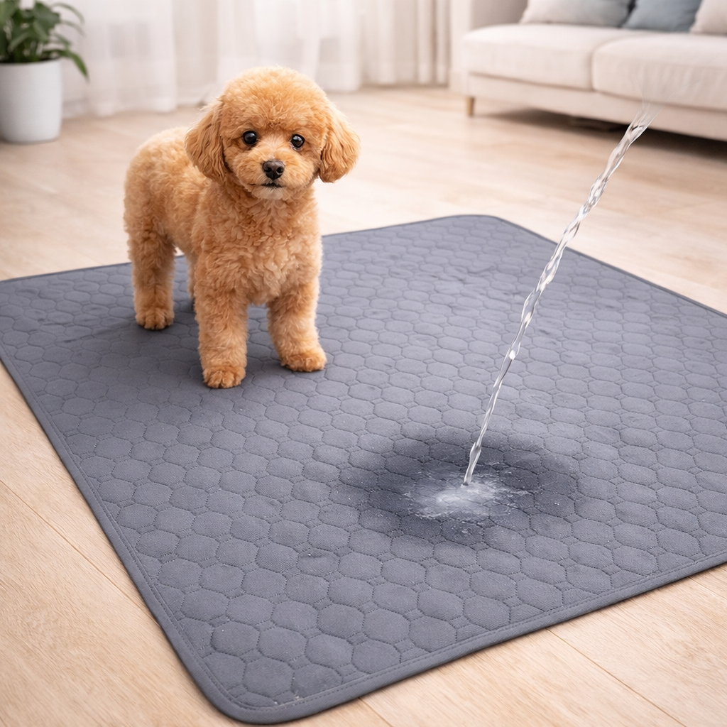 Washable Reusable Pet Pee Pad - Waterproof Dog Training Mat