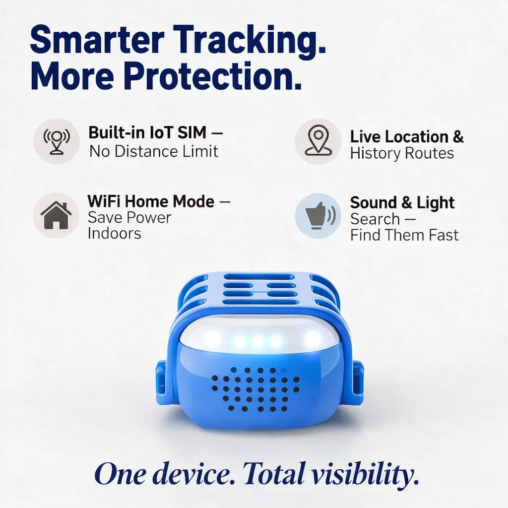 GPS Pet Tracker For Dogs Cats With Unlimited Distance Tracking