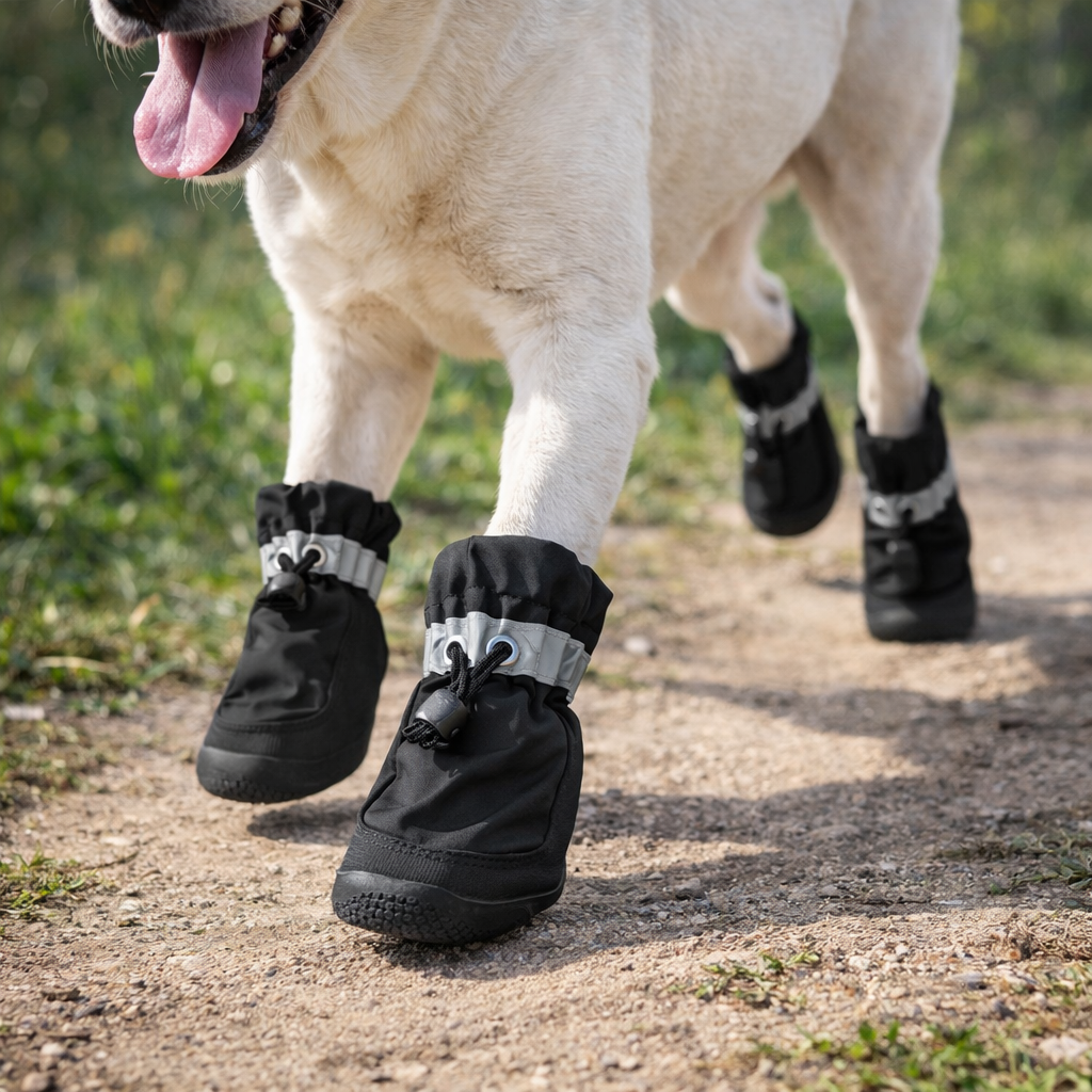 4pcs Water-Resistant Dog Shoes For Small Dogs - Outdoor Protection