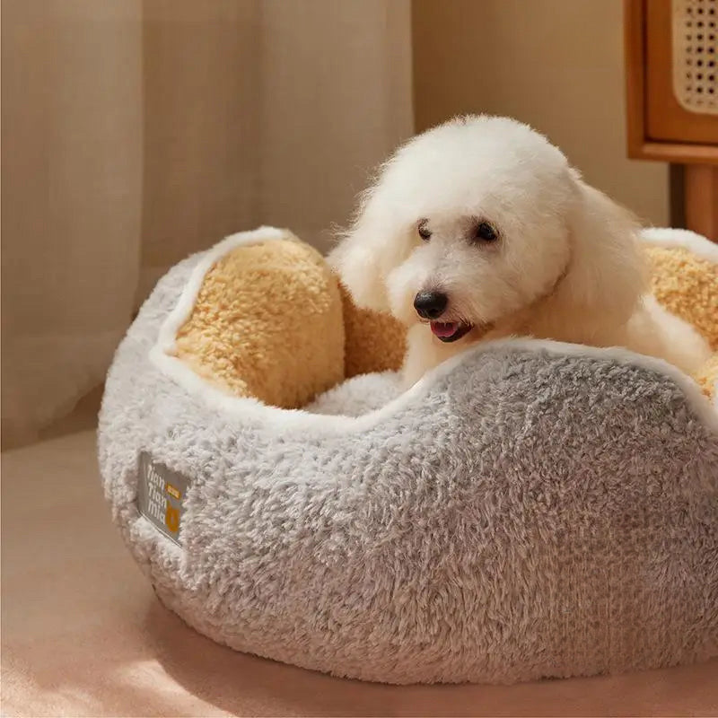 Super Cat Bed Warm Sleeping Nest - Soft Plush Pet Bed For Cats