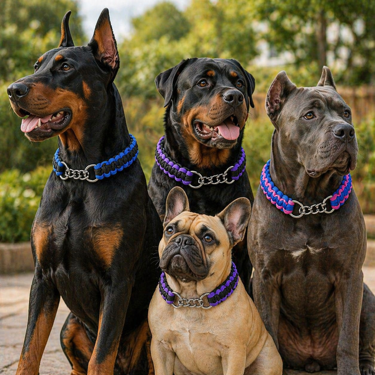 Premium Dog Collar And Leash Set For Large Breed Dogs