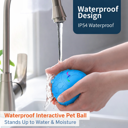 Smart Dog Toy Ball With LED Lights Interactive Pet Ball