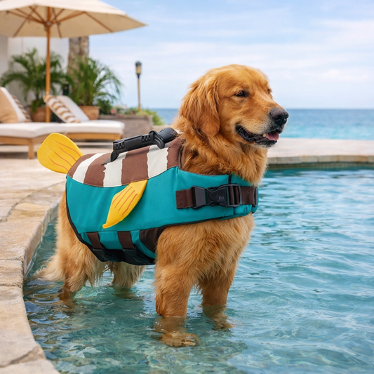 Dog Life Jacket Swimming Safety Vest for Small Medium Large Dogs