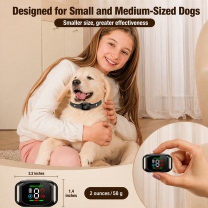 Smart Anti Bark Collar for Dogs - Rechargeable Waterproof Training