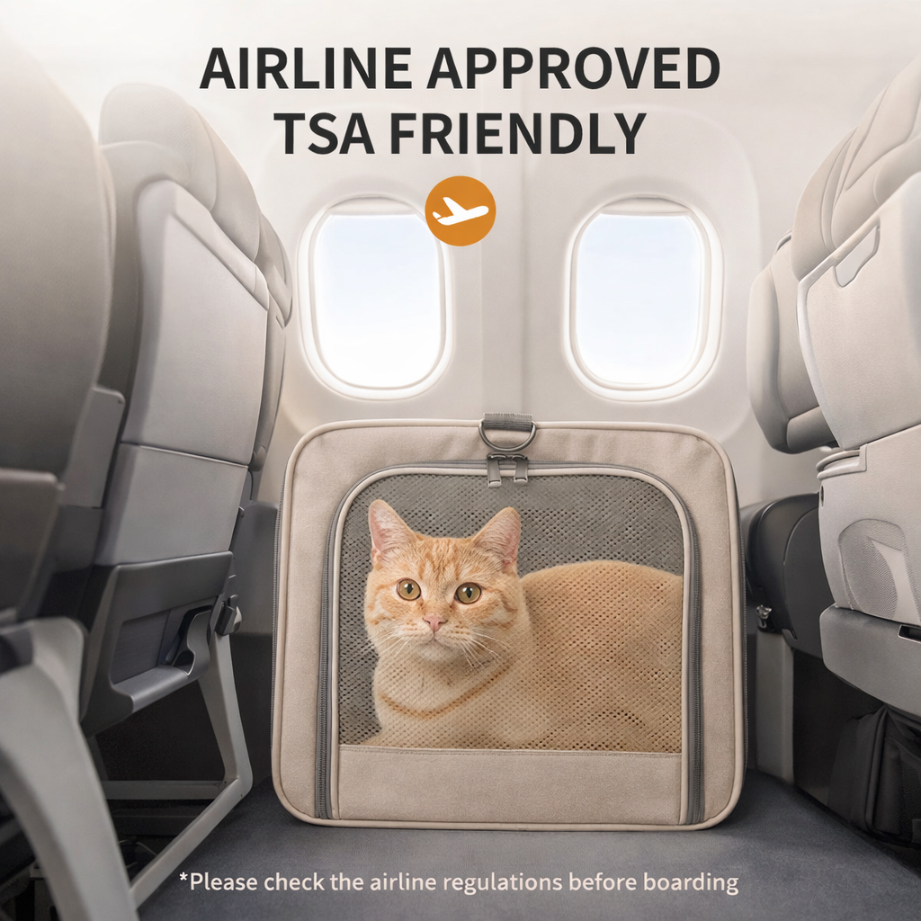 Cat Trolley For Cats and Dogs - Large Transport Box With Wheels