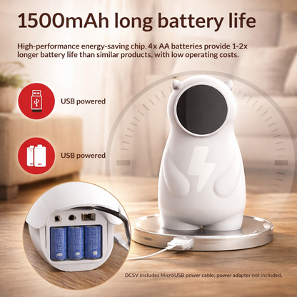 Smart Infrared Laser Cat Toy Bear Shape Auto-Play USB Battery