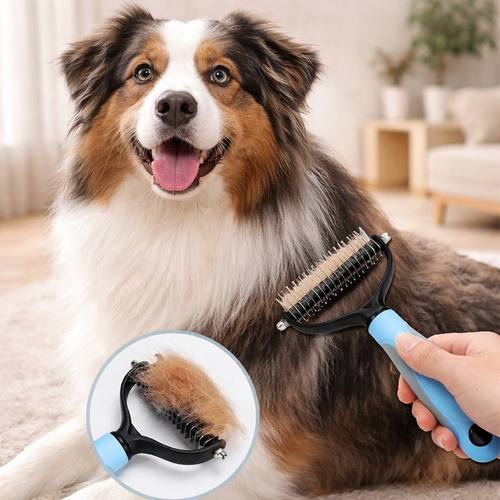 Professional Pet Deshedding Brush for Dogs and Cats Grooming Tool