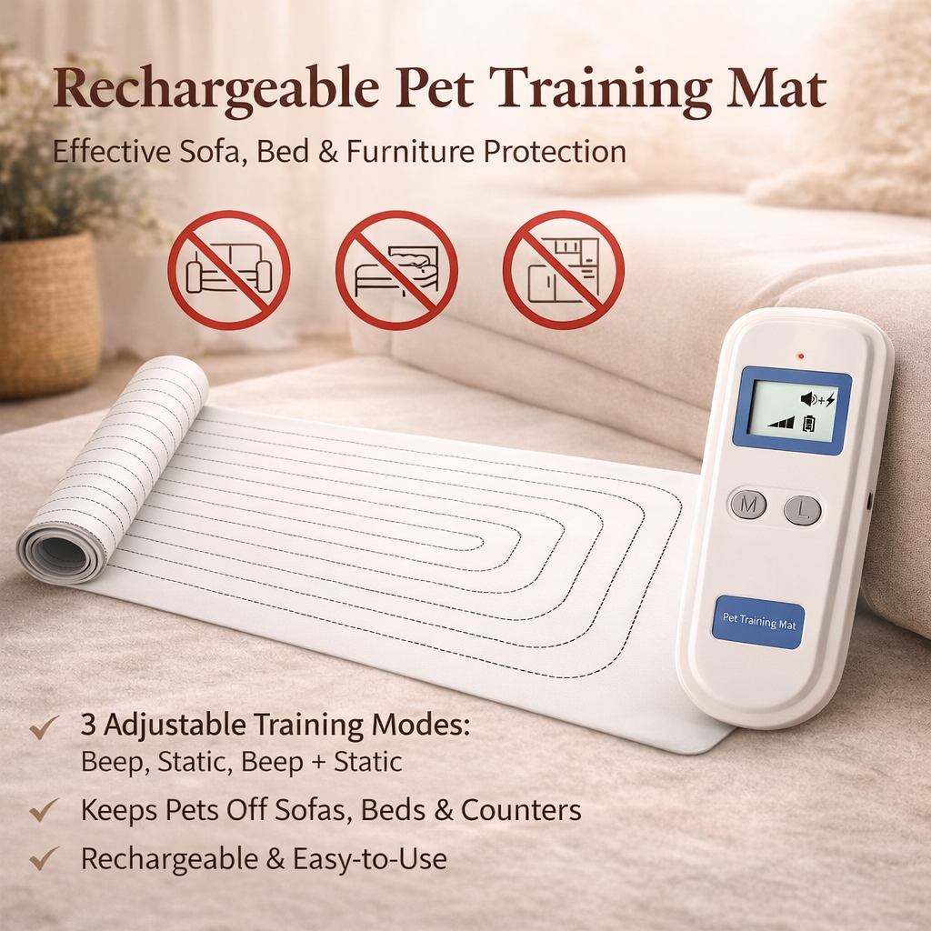 Pet Training Mat Rechargeable Sofa Protection With 3 Modes
