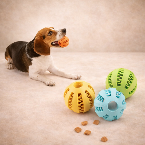 Dog Toy Ball - Nontoxic Bite Resistant Chew Ball For Dogs