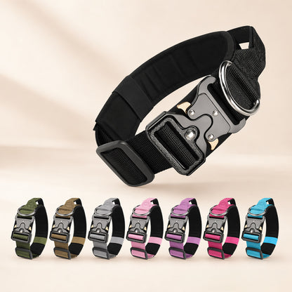 Tactical Dog Collar and Leash Set for Large Dogs - Durable Training