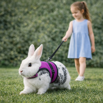 Breathable Pet Vest Harness For Small Animals - Adjustable Comfort Fit