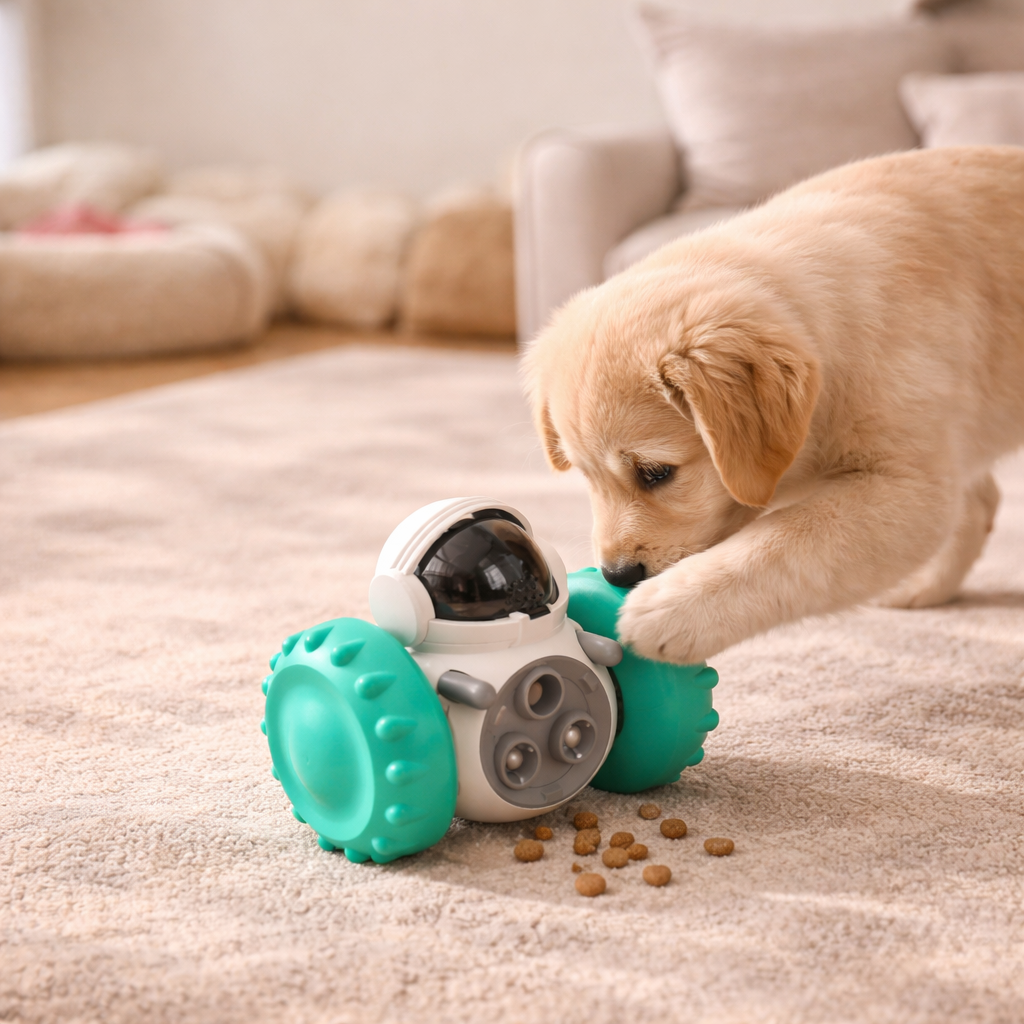 Dog Treat Toy Interactive Food Dispenser Puzzle For Small Medium Dogs