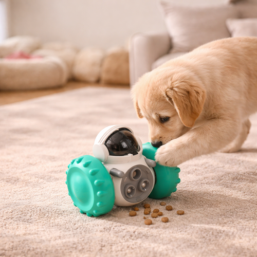 Dog Treat Toy Interactive Food Dispenser Puzzle For Small Medium Dogs