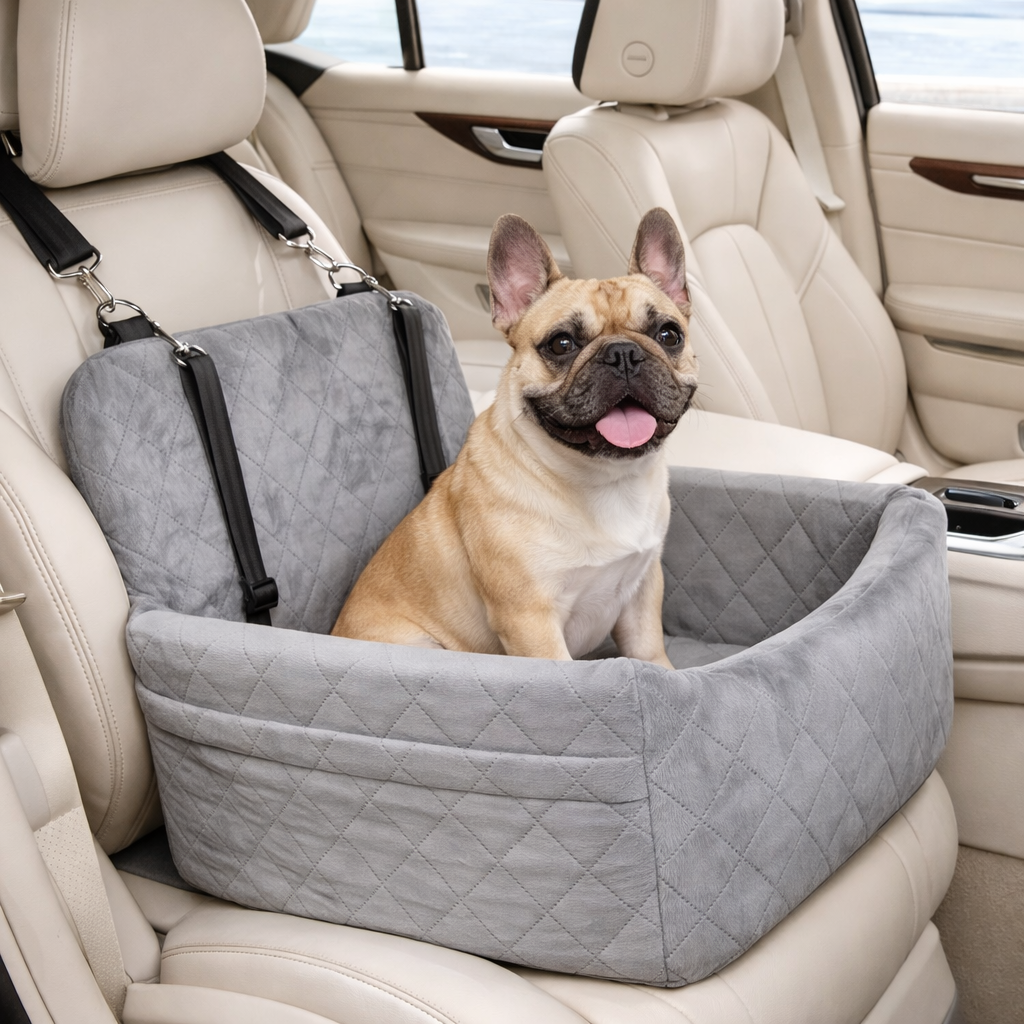 Portable Dog Car Seat With Safety Belt For Small Medium Dogs