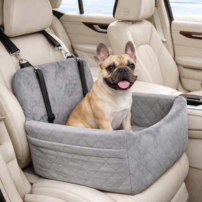 Portable Dog Car Seat With Safety Belt For Small Medium Dogs