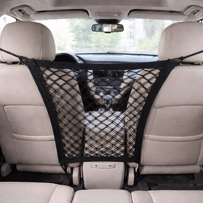 Pet Car Barrier Dog Safety Mesh Guard Back Seat Protector Net